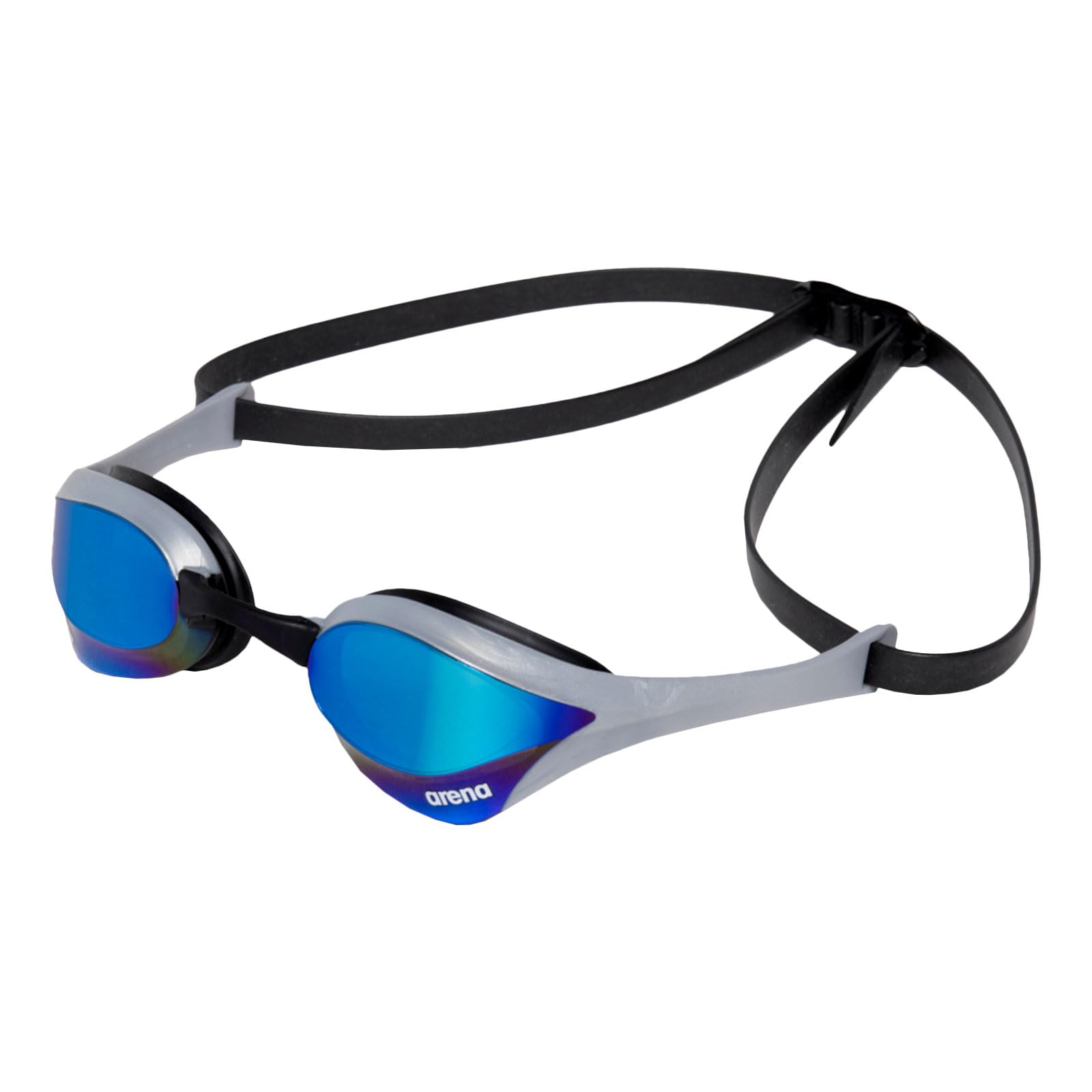 ARENA Herren Damen Unisex Schwimmbrille Cobra Ultra Swipe Mirror, Farbe:Grau, Artikel:-600 blue/silver
