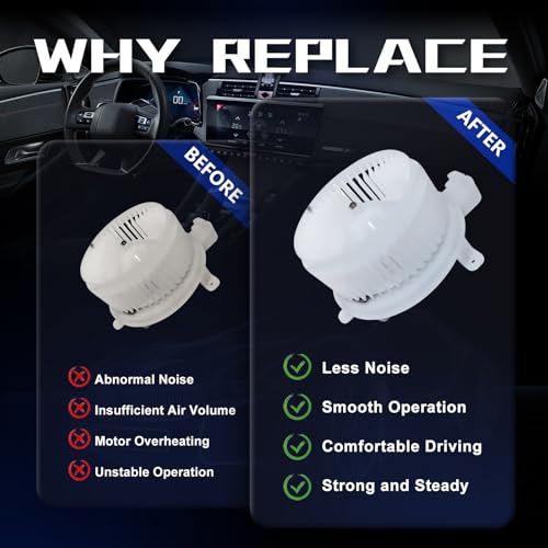 Image of Front HVAC Heater Blower Motor with Fan 700298 Compatible with Toyota Sequoia 2008-2020 Sienna 2011-2018 87103-0C051 75050