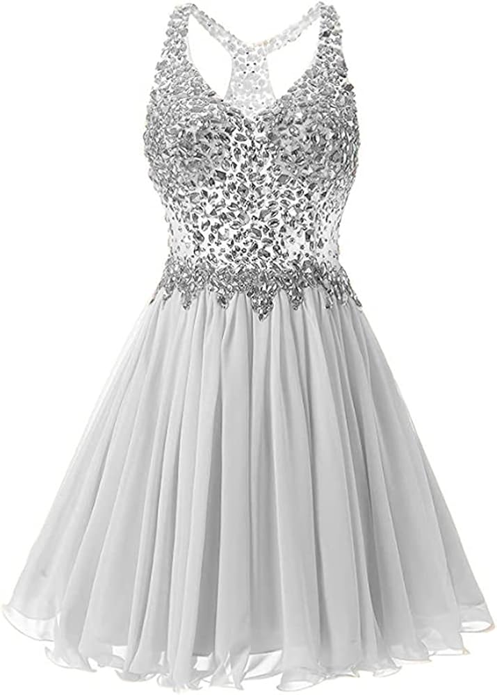Honeydress Women's Spaghetti Strap Beaded Homecoming Dress Short Chiffon Prom Gown Cocktail Dress Silver : Amazon.ca: Clothing, Shoes & Accessories Honeydress Women's Spaghetti Strap Beaded Homecoming Dress Short Chiffon Prom Gown Cocktail Dress Silver : Amazon.ca: Clothing, Shoes & Accessories