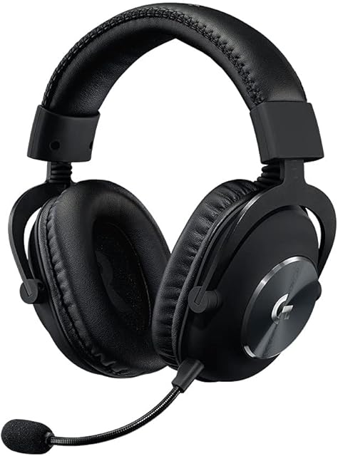 Logitech G PRO X LIGHTSPEED Bezprzewodowy zestaw słuchawkowy do gier z technologią filtrów Blue VO!CE, membranami PRO-G 50mm, DTS Headphone: X 2.0, Bateria 20+ godzin, PC, PS5, PS4, Switch - Czarny