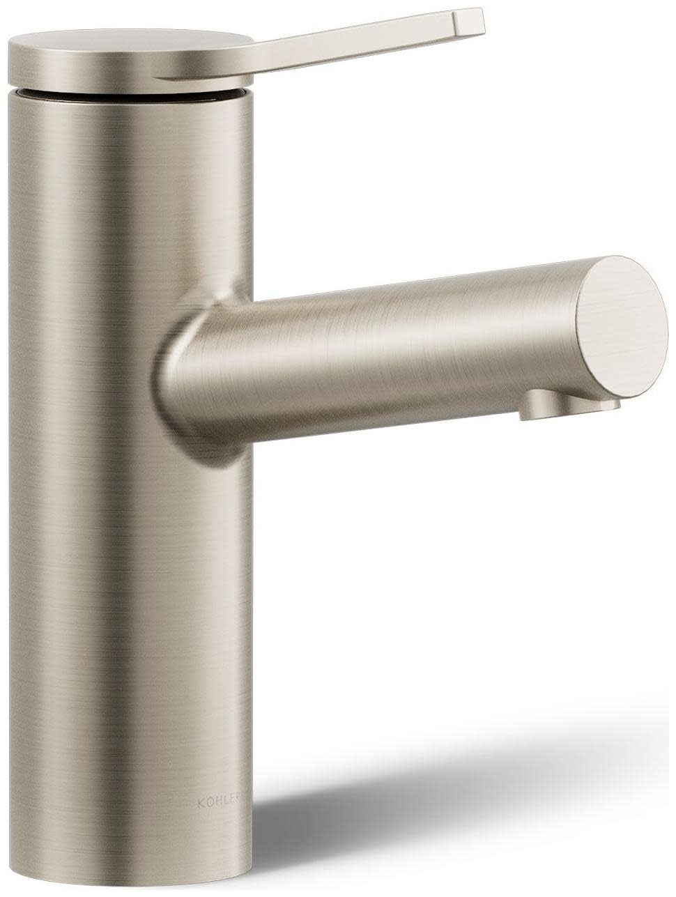 Robinet d'évier de salle de bain en laiton brossé design luxe