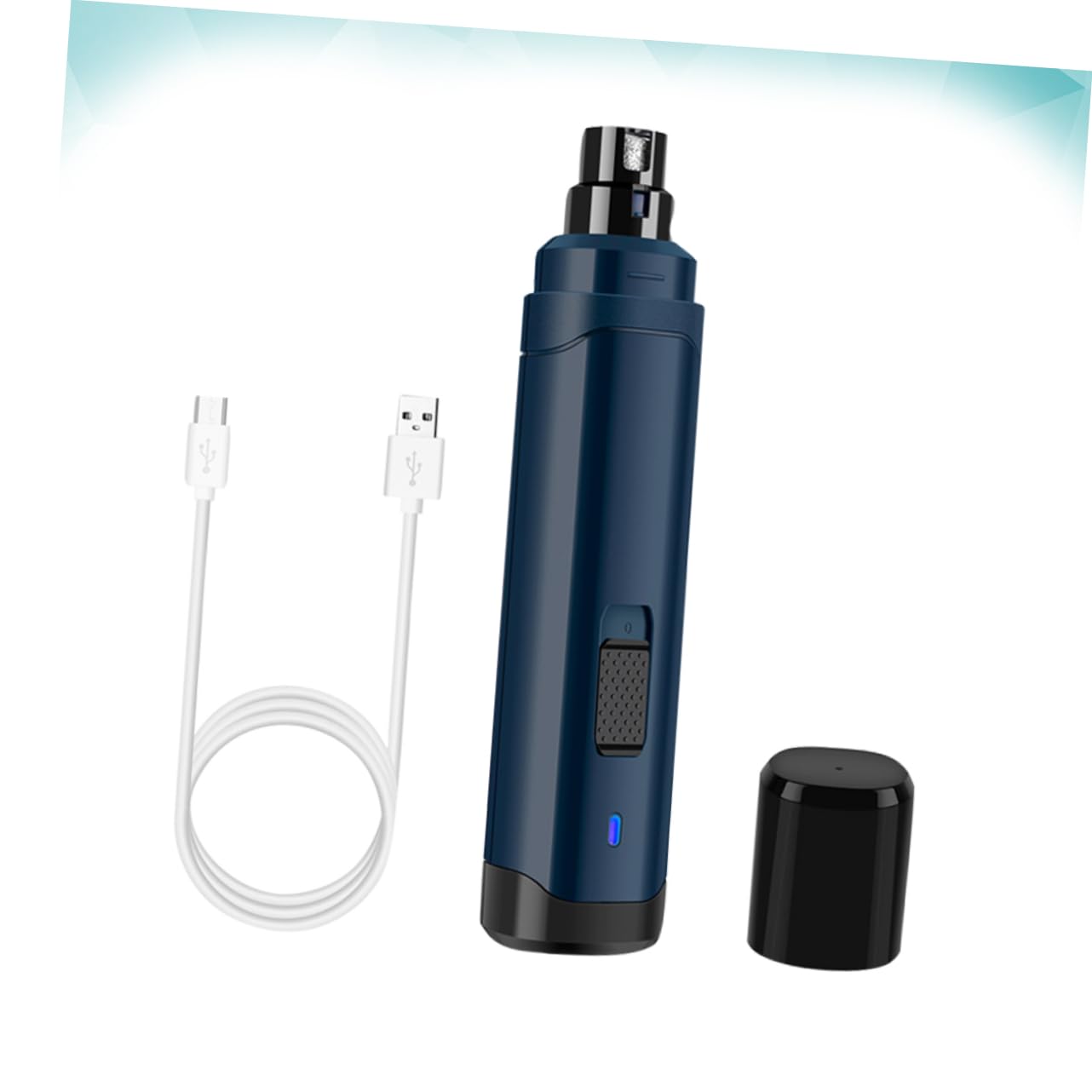 Housoutil Mola Unghie Elettrica USB per Cani e Gatti, ABS Navy