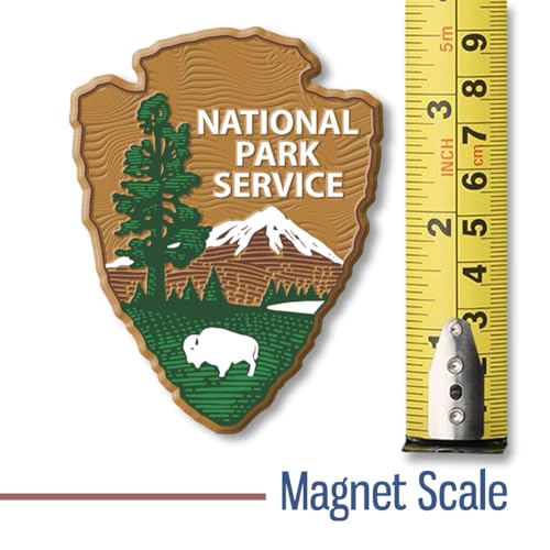 Imán Logo National Park Service 3.5" x 2.75" miniatura 2