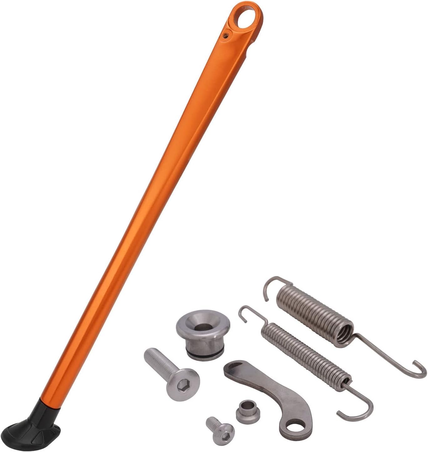 JFG RACING Cavalletto Laterale Moto,Supporto Ruota Posteriore Supporto Cavalletto Laterale per XCF EXC EXC-F XC XC-W XC-F XCF-W Fe FX Te-Arancione