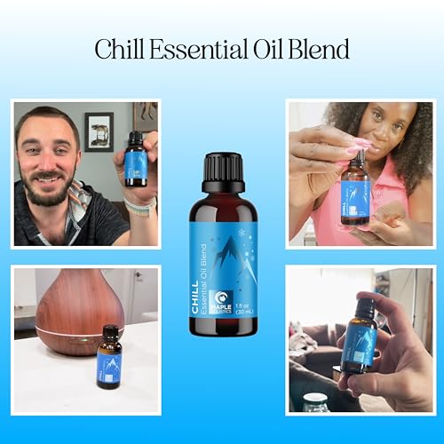 Image of Mint Essential Oil Blend for Diffuser - Refreshing Mint Oil Diffuser Essential Oils with Cooling Peppermint Spearmint Bergamot and Eucalyptus Oils - Pure Aromatherapy Oils for Diffuser