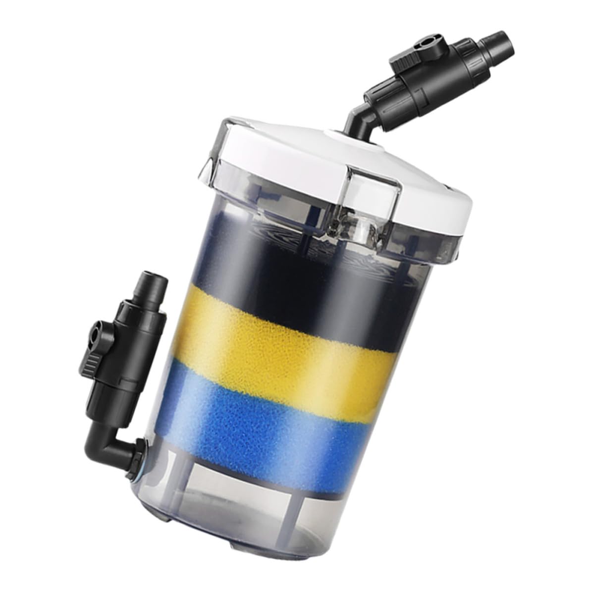 TOYANDONA Leiser Runder für Auslass 16mm Außenfilter mit Aquarium und Kunststofffilterkasten Wiederverwendbar und Praktisch für Vorderen Grasbecken und Fischtank