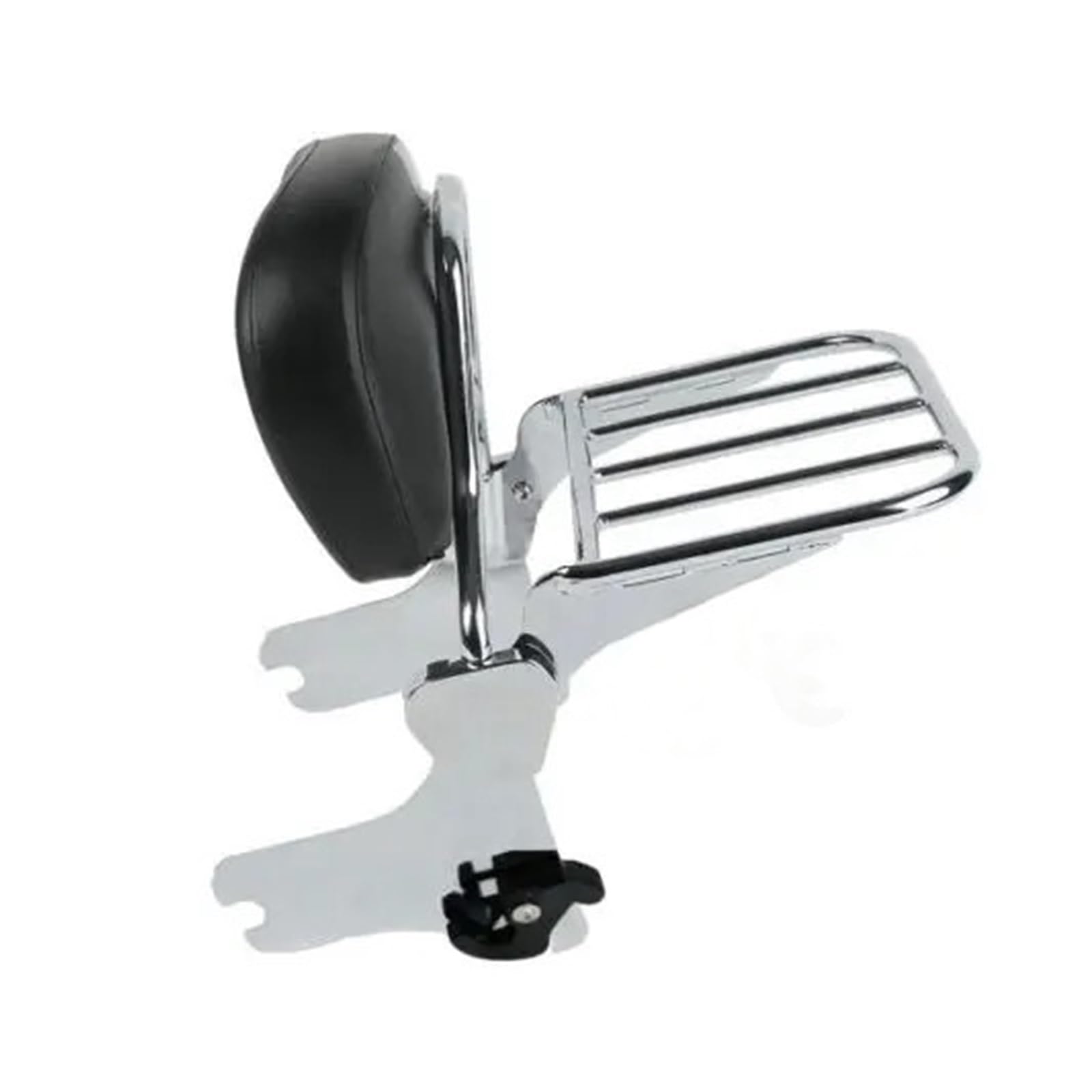 drążek Sissy z bagażnikiem Pasuje do Harley Touring FLHT Electra Glide Road 1997-2008 06 oparcie motocyklowe półka na bagaże Sissy Bar(Chrome)