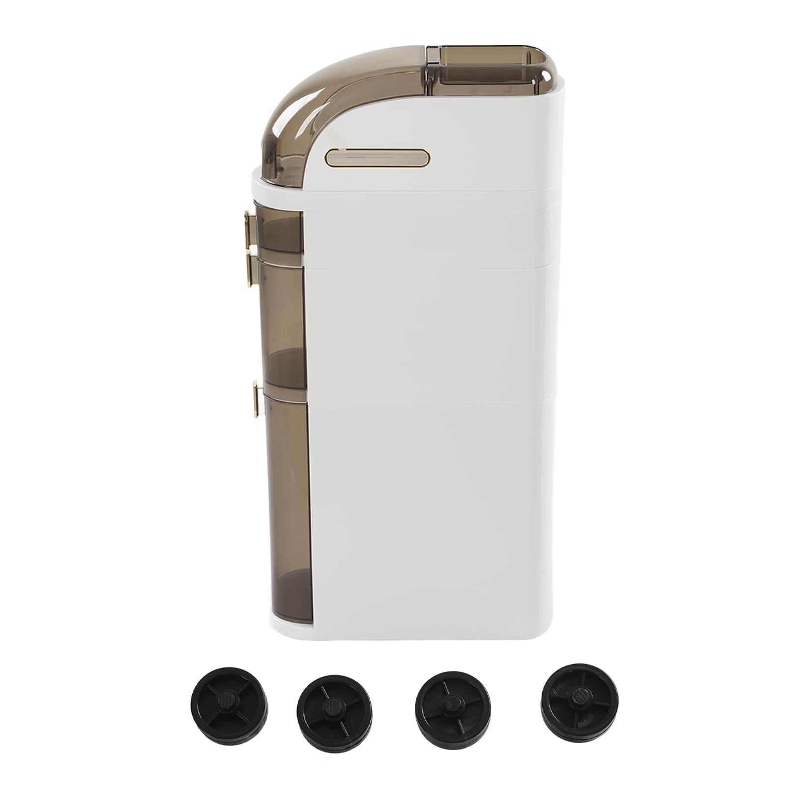Schmaler Badezimmer-Aufbewahrungsschrank, schmaler Aufbewahrungsschrank, Kleiner schlanker rollender Aufbewahrungswagen, Toiletten-Organizer, Badezimmer, platzsparender (C)