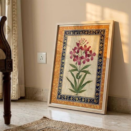 Image of kotart Indian Traditional Art Wall Painting Home Decoration With Frame For Living Room Bed Room Hotel Wall Decor Digital Reprint Engineered Wood (14X20 inch)