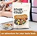 Snak Club Peanut Butter Chocolate Trail Mix with Peanuts, Peanut Butter M&M’S, Toffee Peanuts, and Pretzels, 11 oz Resealable Bag