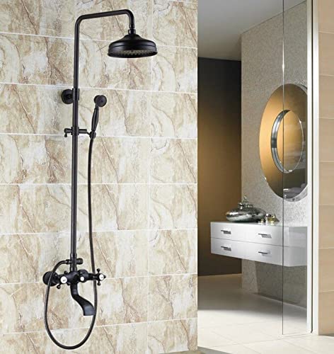 Ensemble de robinets de salle de bains et de douche en bronze Zhg101