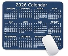 2026 Blue Calendar Horizontal Edition