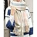 YSense Winter Scarf for Women, Fashion Long Plaid Scarves Warm Big Tartan Blanket Wrap Shawl Ladies Gifts