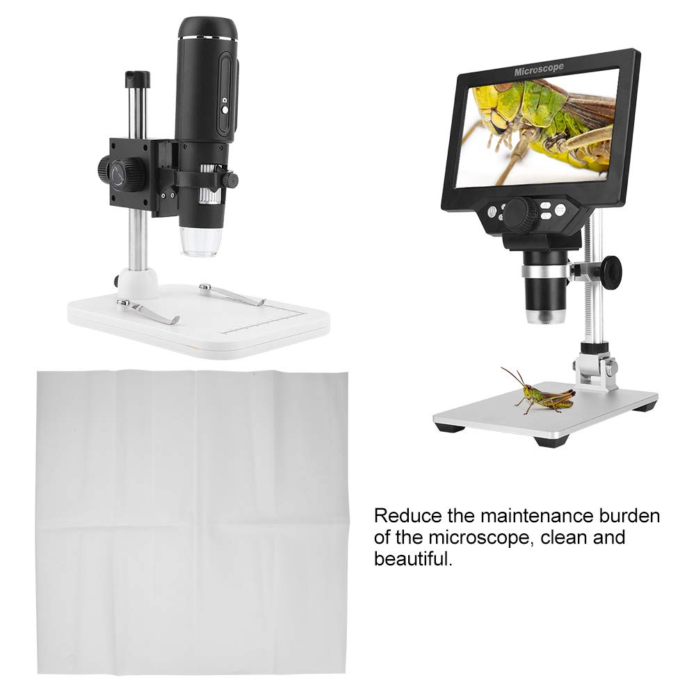 Housse anti-poussière pour microscope, accessoires de microscope stéréoscopique