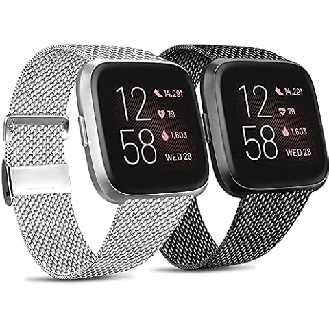 Mugust 2 Correas Compatibles con Fitbit Versa 2 Cover