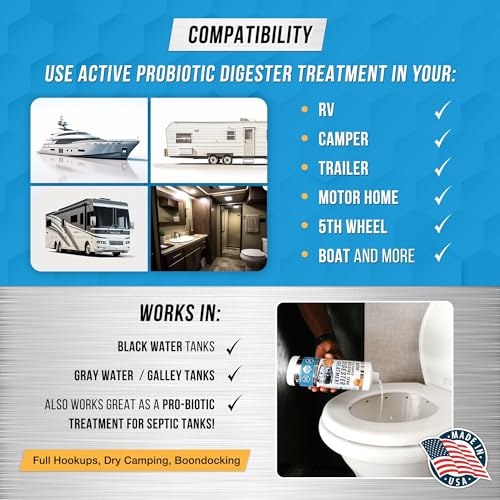 Active ACTIVE-RVTANK-32OZ Rv Black Tank Treatment Toilet Chemicals thumb #3