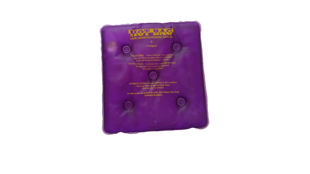 Almofada Térmica Calor Instantâneo Hot Bag (Roxa, nº 04)
