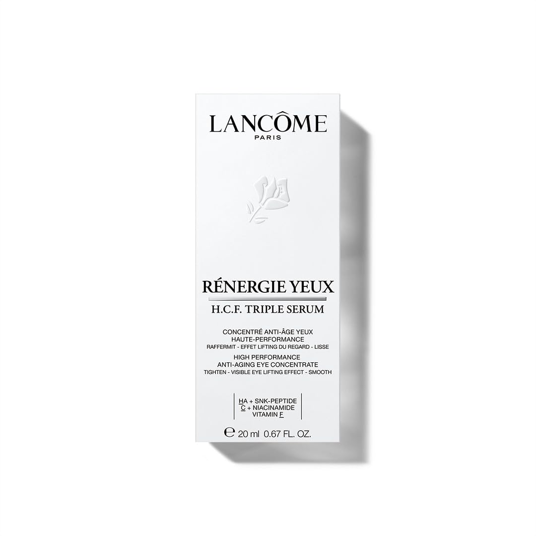 Lancôme Rénergie H.C.F. Triple Eye Serum, hochwirksames Anti-Aging Augenserum mit Hyaluronsäure, Vitamin C+Niacinamid und Peptiden für eine straffere und glattere Augenpartie, 20ml