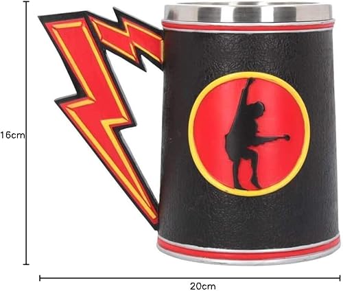 Vista 23 de Nemesis Now Motorhead Tankard - Taza (5.5 in), color negro, resina con inserto de acero inoxidable