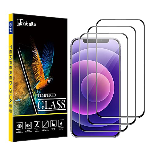 AKABEILA [3 Pack Screen Protector for iPhone 14/13 Pro/13 HD Tempered Glass Film 9H Hardness Case Friendly Easy Installation Anti Scratch Bubble Free 6.1 Inch