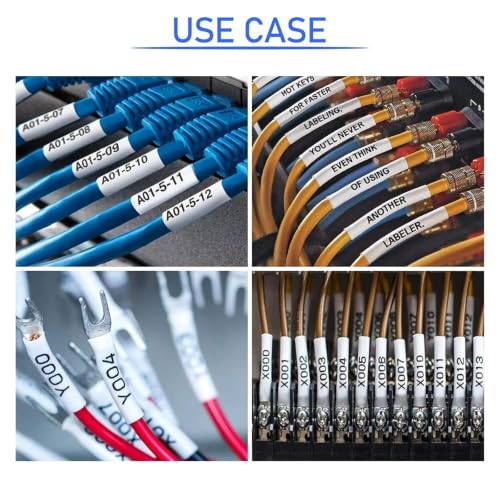 Cinta de etiquetas termocontraíble de 6 mm para evitar confusiones en los cables 5