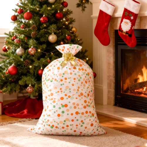 Sac cadeau extra large CHIHEUNG de 91x142 cm avec nœuds colorés