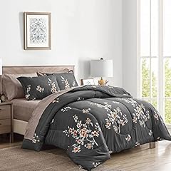 Dark Gray Floral