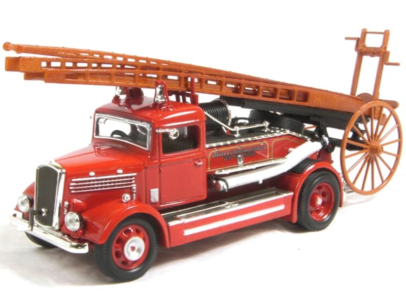 1938 Dennis Light Four Fire Engine Red 1/43 Diecast Model by Road Signature 43011
