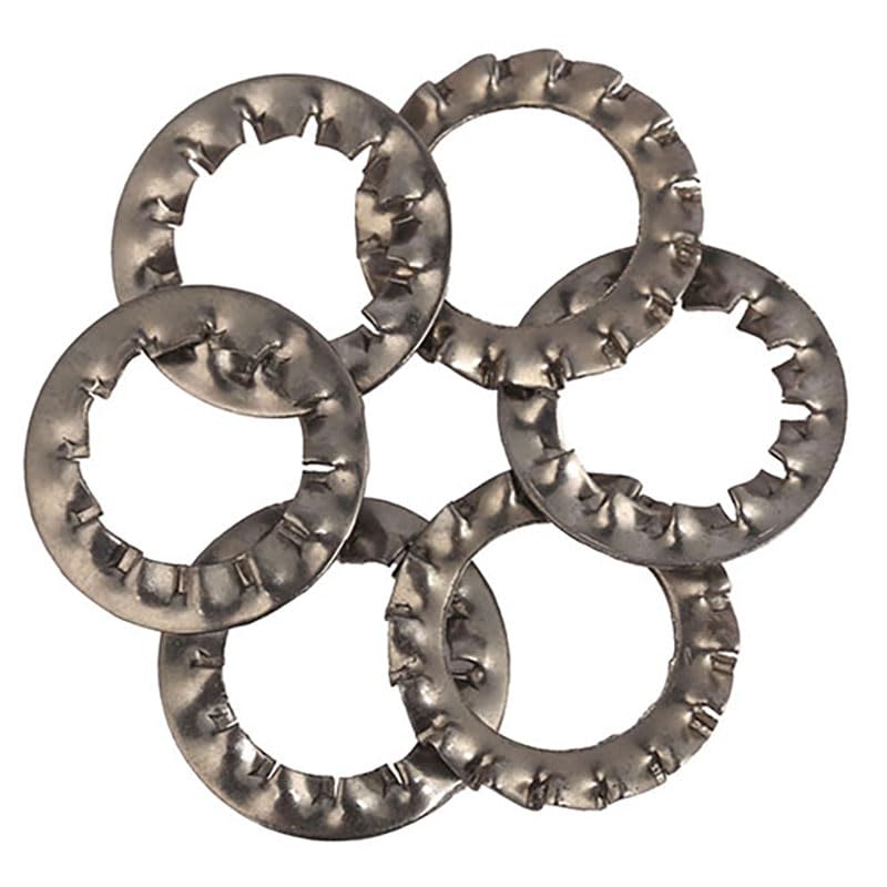A2 Stainless Steel Internal Toothed Inner Serrated Lock Washer Shakeproof Gasket M3 M4 M5-M24 - (Inner Diameter: M20, Color: 30pcs)