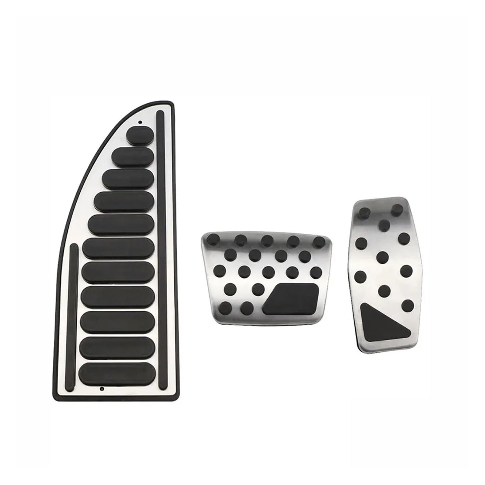 SHGUOMSC Accelerator Brake Pedal For Jeep Renegade 2015-2020 Compass 2017 Stainless Steel Gas Pedals Protection Pads Car(AT with Rest)