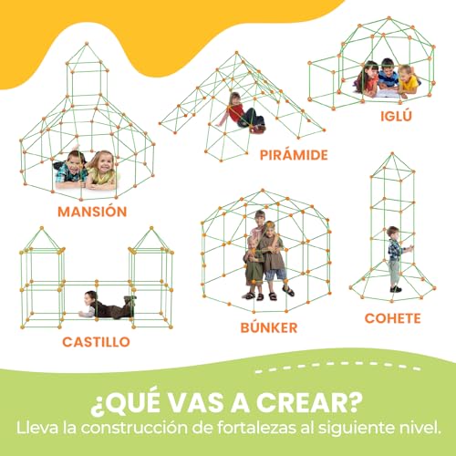 Juego de construcción de fortaleza Tiny Land, el regalo ideal para niños de 5 a 8 años 4