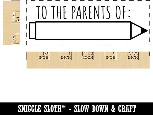 Miniatura 8 de to The Parents of Signature School Teacher - Sello de goma autoentintado para oficina de negocios 1-12 pulgadas pequeño tinta fucsia