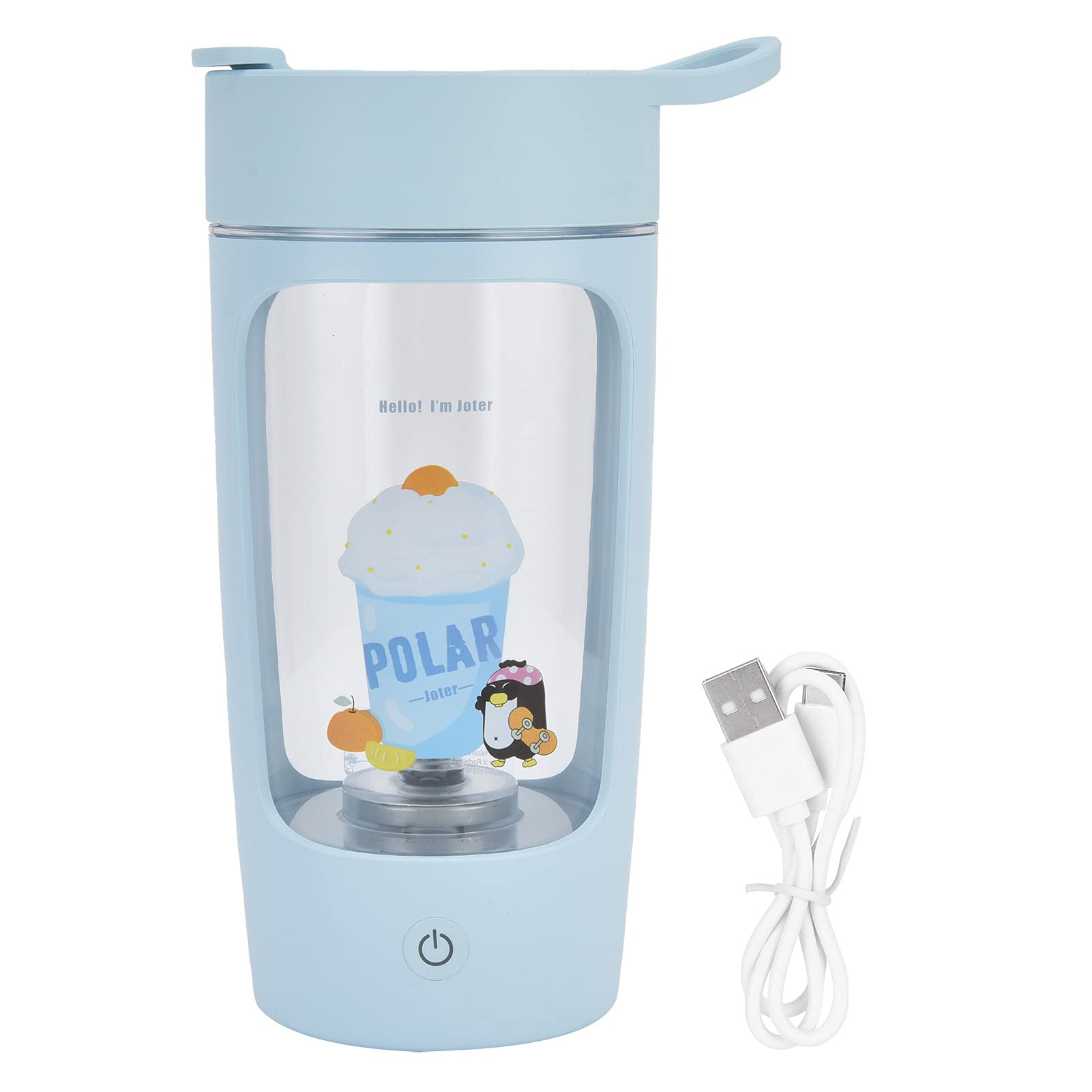 Shaker Elettrico per Proteine ​​Mixer per Bottiglie Tazza per Frullatore per Spremitura Frullatore USB Ricaricabile da 650 Ml Tazze per Shaker Portatile Tazza per Frullatori per Proteine