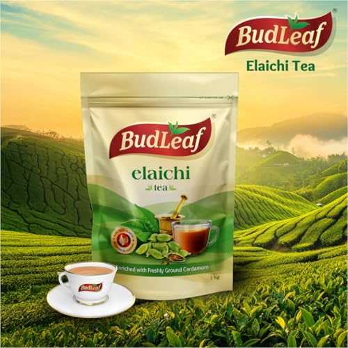 Image of Budleaf Elaichi Tea - Cardamom Blend - Bold, Refreshing Brew - Rich Aroma - 1000gm Package - No Added Essence for Superb Taste and Quality Experience