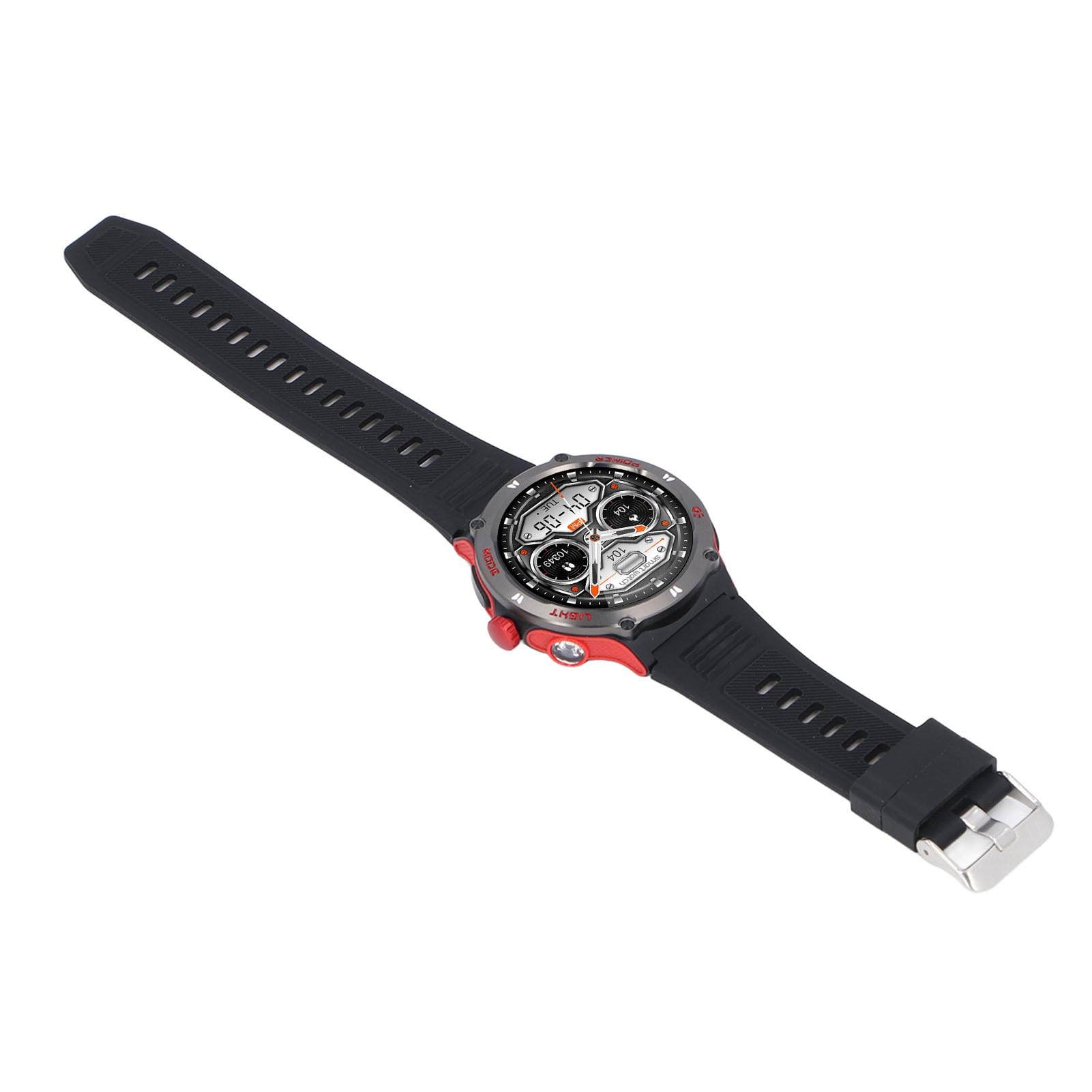 Smart Watch per Uomo e Donna, Fitness Tracker Bluetooth Impermeabile con Touchscreen da 1,53 Pollici per Sport All'aria Aperta, Escursionismo, Passeggiate, Ciclismo (rosso)