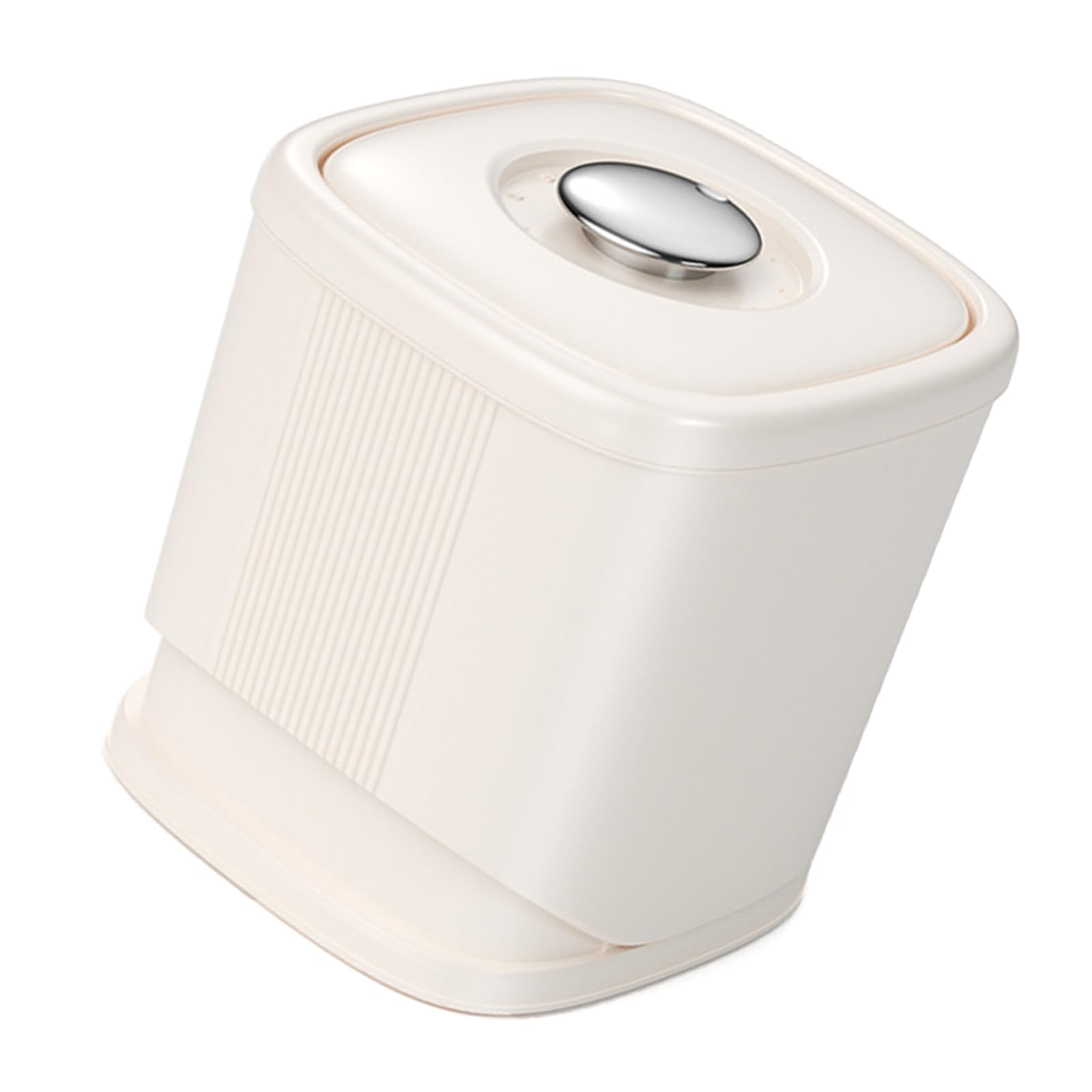 HLTYGWX Secchio per Riso a Prova di Pratico Dispenser per Cereali sigillato con misurino per l'organizzazione della Cucina Domestica (Modello galvanico)