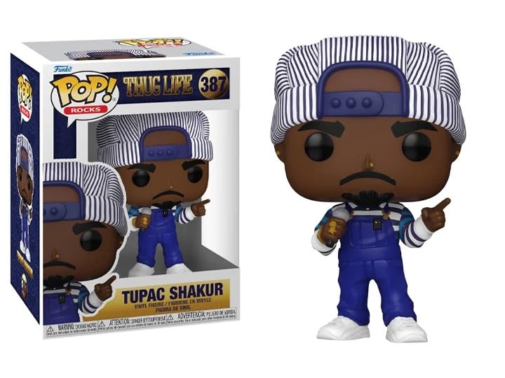 ⭐︎2PAC⭐︎THUG LIFE⭐︎フィギュア Amazon.com: Funko Pop Tupac Shakur Thug Life with Mic and Hat +