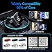 (2026 Upgraded) Wireless CarPlay Adapter for Apple iPhone＆Android, Small Size,Plug and Play,Fast and Stable Connection Wireless Adapter for CarPlay＆Android-No Latency to Screen