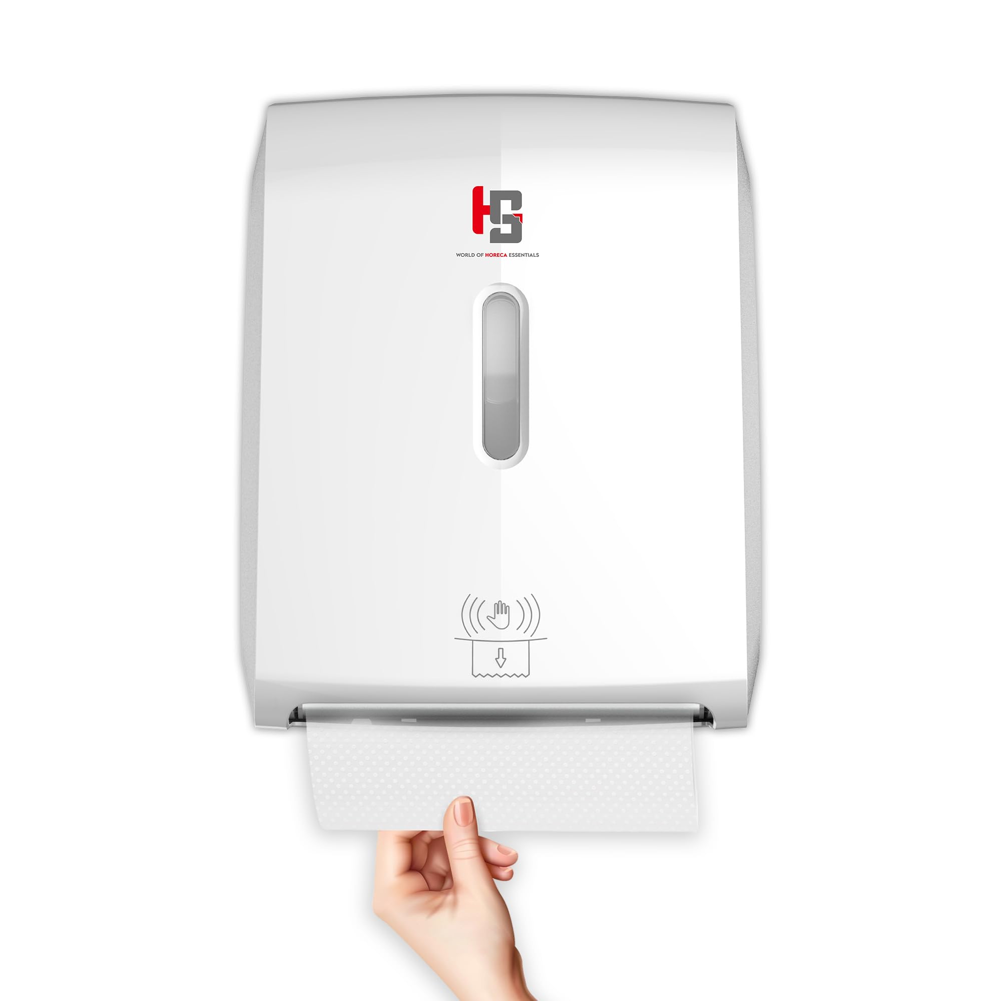 HS Automatic Paper Dispenser - Sleek Design, DC 6V/2A Power, Easy Refills, Ideal for HRT Paper, Sensing Range 20-120mm-image-23