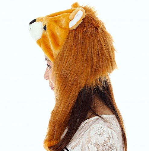 Unisex Winter Plush Ear Flap Animal Hats2