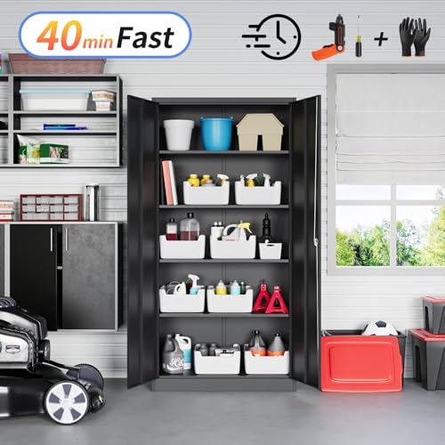 Yizosh MSKI-CD-454-3 Metal Garage Storage Cabinet thumb #1