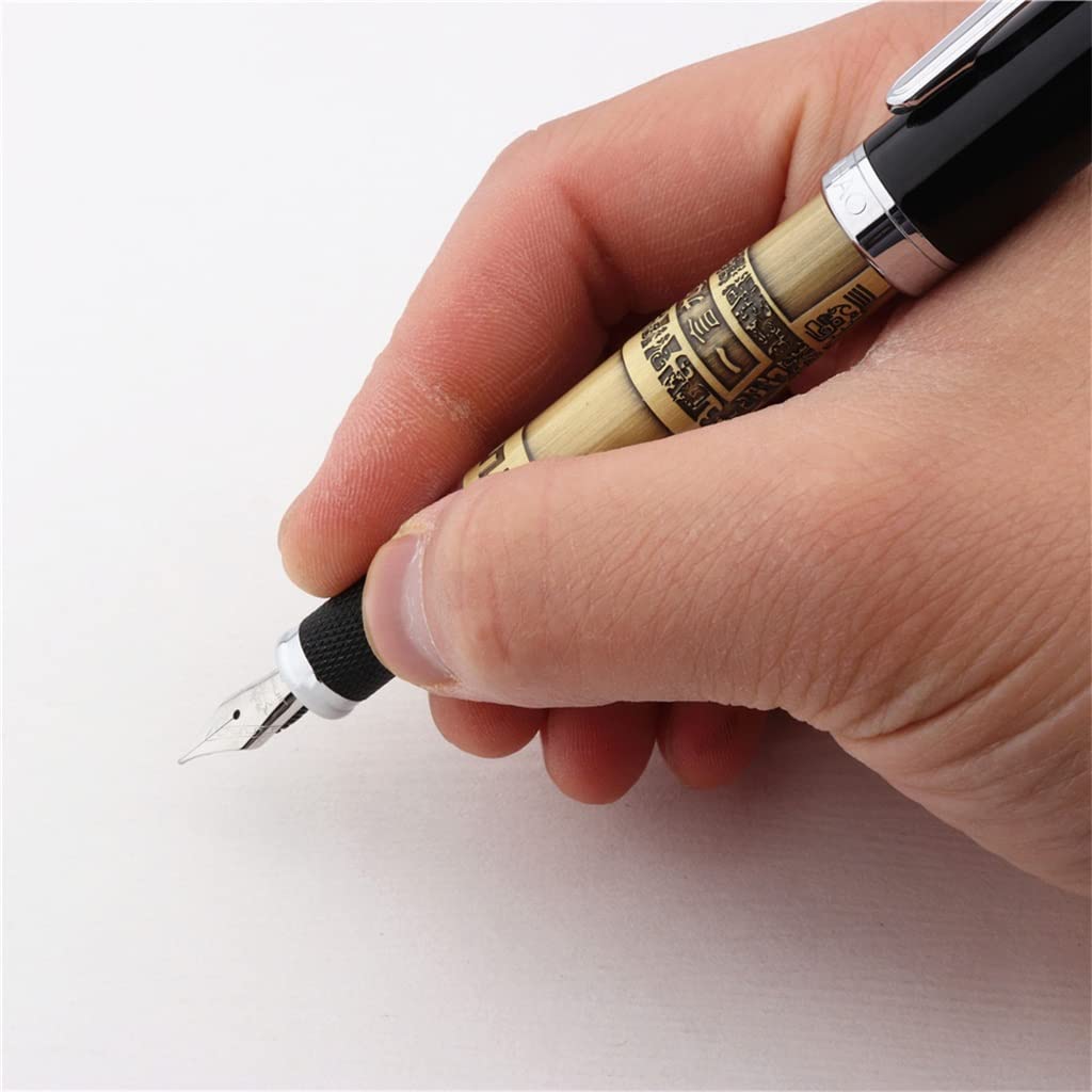 Stylo plume couleur bronze rétro fournitures scolaires bureau papeterie couleurs plume stylo plume