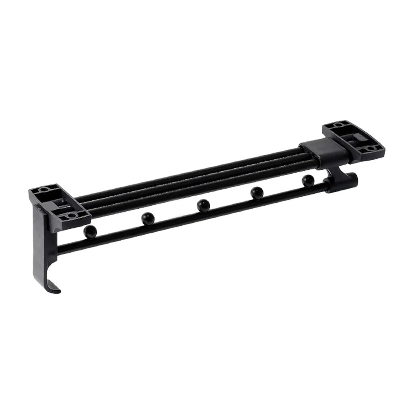 Pull Out Clothes Rail Pull Out Clothes Hanger Rod Telescopic Rack Bar Retractable Closet Pole For Pants Coat With Mounting Screws(45cm)