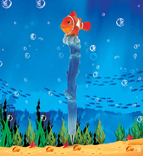 Planet Pens Clownfish Novelty Pen - Cute Fun & Unique Kids & Adults Office Supplies Ballpoint Pen, Colorful Sea Life Writing Pen Instrument For Cool Stationery School & Office Desk Decor Accessories - Thumbnail 4