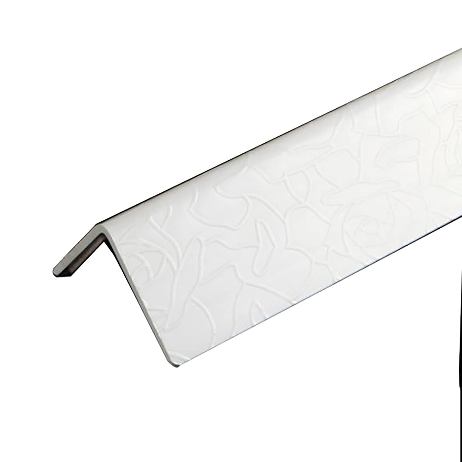 Protezioni angolari, Protezione for Bordi da Parete in PVC Bianco, Protezioni angolari autoadesive for mobili/tavoli/armadi, Protezione angolare a 89°(A,L/0.8M(2.6ft))