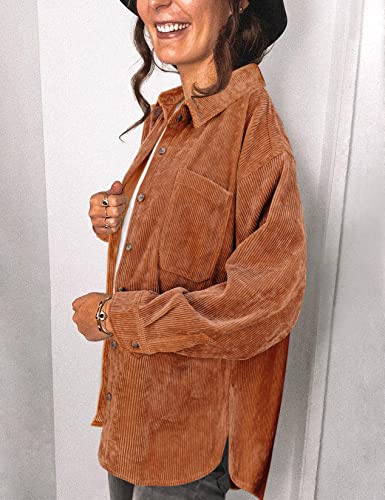 Saslax-Womens-Corduroy-Shirt-Long-Sleeve-Oversized-Button-Up-V-Neck-Blouses-Tops-Loose-Shacket-Jacket