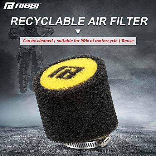 Image of NIBBI 35mm Foam Air Filter Replacement for YAMAHA KAWASAKI SUZUKI Apollo Dirt Bike Mini Bike SSR TTR KYMCO SYM TAOTAO GY6 Scooter.