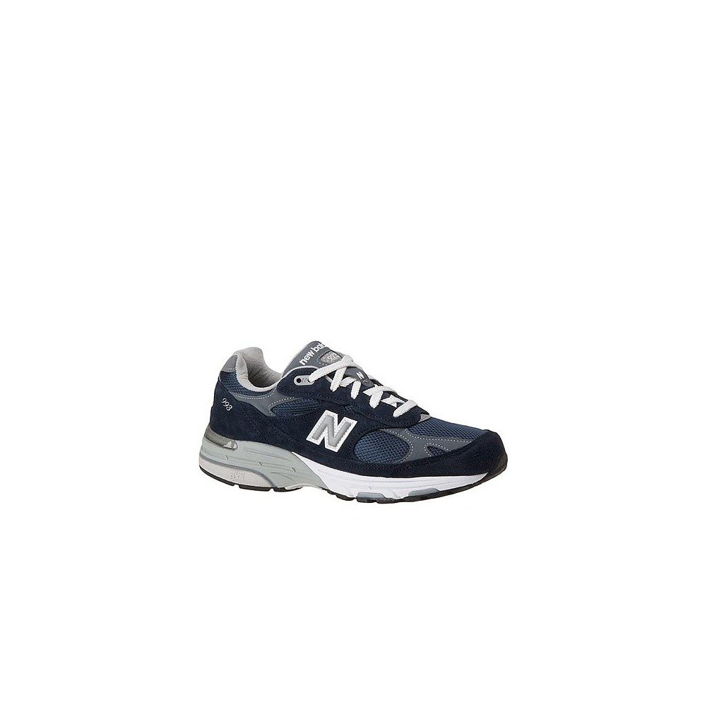New Balance Women's Made 993 V1 Sneaker, Navy, 5 W US
