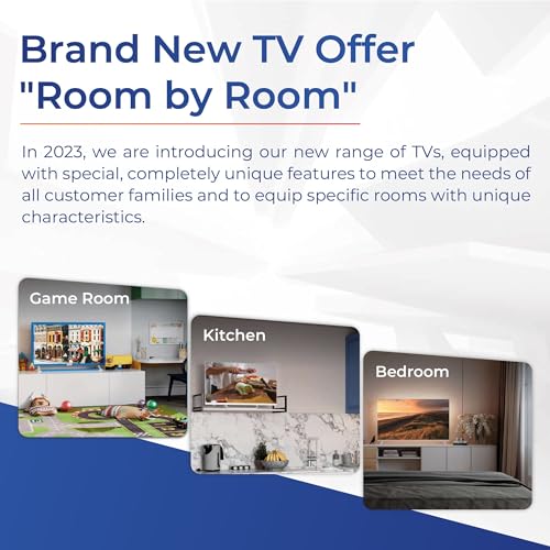 Kivi 65U740NB 65'' Frameless UHD Android Smart TV; Voice Assistant; + UV2A Panel; kompatibel mit HBO, Disney+, Netflix – Bild 8