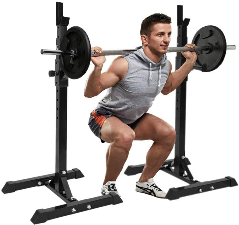 DOYCE Dumbbell Set-Max Load 441Lbs Pair of Adjustable Squat Rack Squat Rack Barbell Free Bench Press